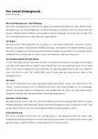Vorschau - Arbeitsblätter - The Velvet Underground (Infotext und Übungen) - Deckblatt