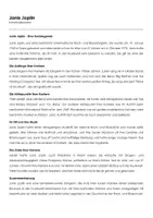 Vorschau - Arbeitsblätter - Janis Joplin (Infotext und Übungen) - Deckblatt