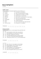Vorschau - Arbeitsblätter - Bruce Springsteen (Infotext und Übungen) - Seite 1