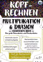 Vorschau - Arbeitsblätter - Kopfrechnen - Multiplikation & Division | Das große Einmaleins und Einsdurcheins | Lückenaufgaben - Deckblatt