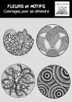 Aperçu - Matériel pour travaux manuels / dessin - Coloriages de fleurs et motifs - Page 1