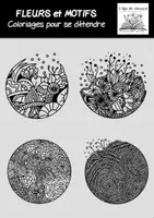 Aperçu - Matériel pour travaux manuels / dessin - Coloriages de fleurs et motifs - Page de couverture