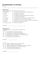 Vorschau - Arbeitsblätter - Die Oper Die Meistersinger von Nürnberg (Infotext und Übungen) - Seite 1