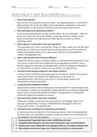 Vorschau - Arbeitsblätter - AB mit Fragen zum Thema "Klaus Kordon" + Lösungsblatt + Infografik - Seite 2