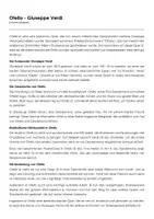 Vorschau - Arbeitsblätter - Die Oper Otello - Giuseppe Verdi (Infotext und Übungen) - Deckblatt