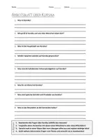 Vorschau - Arbeitsblätter - AB mit Fragen zum Thema "Korsika" + Lösungsblatt + Mindmap + Infografik - Deckblatt