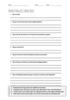 Vorschau - Arbeitsblätter - AB mit Fragen zum Thema "Kot" + Lösungsblatt + Infografik - Deckblatt