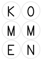 Vorschau - Anderer Materialtyp - Türdeko rund Herzlich Willkommen sw Druckschrift - Seite 3