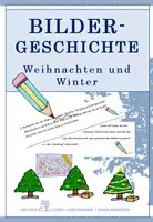Vorschau - Arbeitsblätter - Winter: Bildergeschichte vorbereiten - Deckblatt