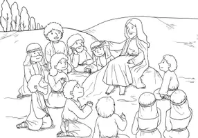 Vorschau - Mal- und Bastelvorlagen - 19 Bibel-Ausmalbilder für Kinder - Seite 2