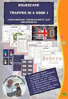 Vorschau - Stundenentwürfe - Eduescape/Escape Room Trapped in a book I Wiederholung 3. Klasse - Deckblatt