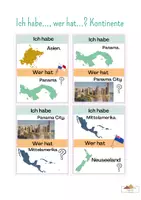 Vorschau - Spiele - Ich habe..., wer hat? Ein Lesespiel in Erdkunde quer durch alle Kontinente - Seite 2