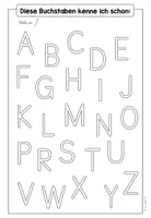 Vorschau - Arbeitsblätter - Einschulung: Diese Buchstaben/Zahlen kenne ich schon - Arbeitsblätter - Seite 3