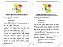 Vorschau - Spiele - Lateinische Rechenausdrücke und Textaufgaben differenziert üben - Deckblatt