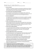 Vorschau - Arbeitsblätter - AB mit Fragen zum Thema "Krater" + Lösungsblatt - Seite 1