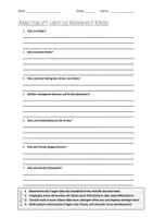 Vorschau - Arbeitsblätter - Lernposter + AB mit Fragen zum Thema "Krebs (Krankheit)" + Lösungsblatt + Mindmap + Infografik - Seite 1