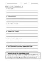 Vorschau - Arbeitsblätter - AB mit Fragen zum Thema "Kreide" + Lösungsblatt - Deckblatt