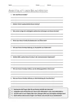 Vorschau - Arbeitsblätter - Lernplakat + AB mit Fragen zum Thema "Bruno Kreisky" + Lösungsblatt + Infografik - Seite 1