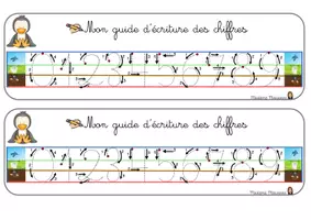 Aperçu - Affichage - Guide d'écriture des chiffres et signes mathématiques Marie Milo - Page 2