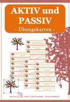 Vorschau - Aufgabenkarten - Herbst: Aktiv und Passiv - Übungskarten - Deckblatt