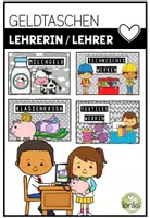 Vorschau - Präsentationen/Tafelbilder - Geldtaschen Geldbeutel Deckblatt - Klassenkassa Lehrer Lehrerin - Deckblatt