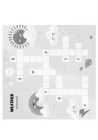 Vorschau - Arbeitsblätter - Weather - Crossword - Wetter - Kreuzworträtsel 1 - Englisch Grundschule - Seite 3