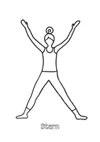 Vorschau - Mal- und Bastelvorlagen - ⭐️Yoga🌟Sternengruß💫 - Seite 3