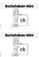 Vorschau - Arbeitsblätter - Buchstabenheft ck | Buchstabeneinführung | Anfangsunterricht | Klasse 1 - Seite 1