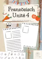 Vorschau - Arbeitsblätter - dis donc! Tâche Vorlage Unité 4 - Deckblatt