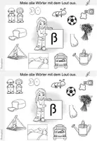 Vorschau - Arbeitsblätter - Buchstaben Mini-Heft zum "ß" (Buchstabenheft/Buchstabeneinführung) - Seite 2