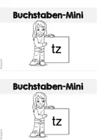 Vorschau - Arbeitsblätter - Buchstabenheft tz | Buchstabeneinführung | Anfangsunterricht | Deutsch Klasse 1 - Seite 1