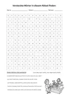 Vorschau - Spiele - Supermarkt, einfach, Suchsel, Wortgitter, Buchstabensalat, Einkauf, Kaufen, Buchstabengitter, Wortsuchrätsel, Wortsuche, Worträtsel, Wortsuchsel - Seite 1