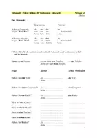 Vorschau - Arbeitsblätter - Akkusativ - Sätze bilden: 20 Verben mit Akkusativ A1 - Deckblatt