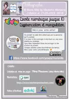 Aperçu - Affichage - Droites numériques jusque 10 pour manipulation Marie Milo - Page 1