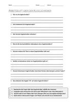 Vorschau - Arbeitsblätter - AB mit Fragen zum Thema "Kugelschreiber" + Lösungsblatt + Infografik - Deckblatt