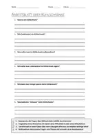 Vorschau - Arbeitsblätter - AB mit Fragen zum Thema "Kühlschrank" + Lösungsblatt + Infografik - Deckblatt