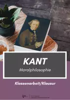 Vorschau - Arbeitsblätter - Immanuel Kant - Klausur und Klassenarbeit - Deckblatt