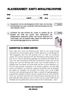 Vorschau - Arbeitsblätter - Immanuel Kant - Klausur und Klassenarbeit - Seite 2