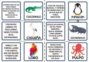 Vista previa - Juegos / Gamificación - JUEGO DE ADIVINANZAS SOBRE ANIMALES - página 2