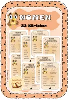 Vorschau - Fördermaterial/Inklusion - NOMEN finden - Kärtchen - Deckblatt