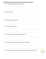 Aperçu - Feuilles d'exercices - Compréhension écrite : « Accident de la route » (FLE A2) - Page 1
