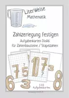 Vorschau - Fördermaterial/Inklusion - Aufgabenkarten für die Zahlzerlegung mit Zahlenbausteinen / Stapelzahlen - Deckblatt