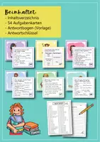 Vorschau - Fördermaterial/Inklusion - Englisch – 8. Klasse: 54 Aufgabenkarten zum Jahresstoff - Seite 3