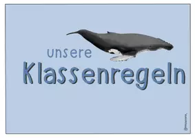 Vorschau - Spiele - Klassenraum: Wale/ blau (Materialpaket) - Seite 1