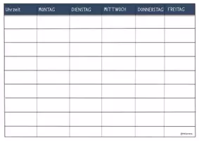 Vorschau - Anderer Materialtyp - Stundenplan - Wale/blau - Seite 2