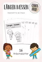 Vorschau - Arbeitsblätter - Längen messen - Arbeitsheft für die 2. Klasse - Deckblatt
