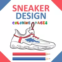 Vorschau - Mal- und Bastelvorlagen - Sneaker Design Coloring Pages pack 2 - Deckblatt