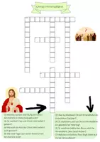 Vorschau - Arbeitsblätter - Kreuzworträtsel Christi Himmelfahrt - schwer - Deckblatt