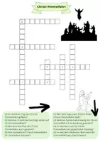 Vorschau - Spiele - Kreuzworträtsel Christi Himmelfahrt - mittel - Deckblatt