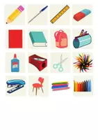 Vorschau - Stationenlernen - SCHOOL SUPPLIES VOCABULARY ACTIVITY IN ENGLISH - Seite 3